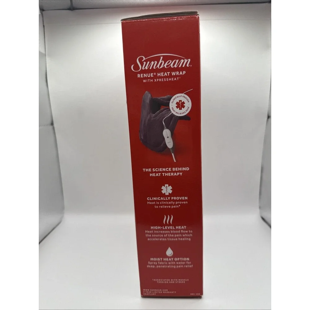 Sunbeam Renue Heat Wrap for Neck/Shoulders Spread Heat 22